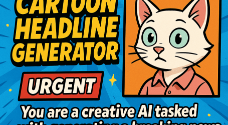 Breaking News Cartoon Headline Generator