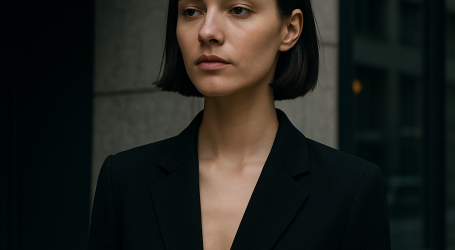 Modern Minimalist Fashion Portrait Setup