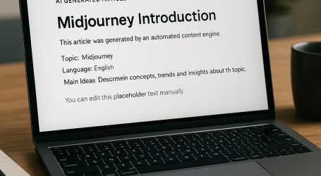 AI Generated Article about Midjourney