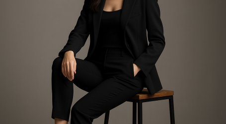 Recreate Elegant Corporate Portrait with Uploaded Photo