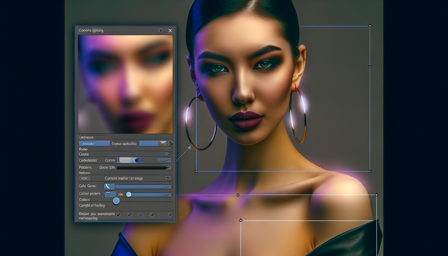 Enhanced Portrait: Photo-Realistic Oil Painting Effect